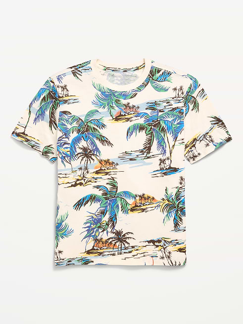 Printed Printed Softest Short-Sleeve T-Shirt for Boys on clearance at Old Navy — 50% off