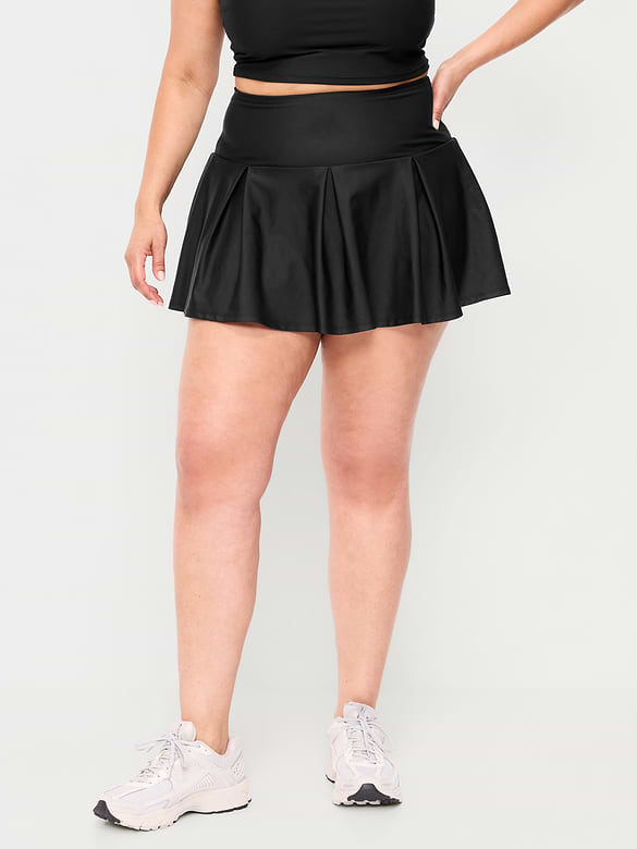 Jupe-short PowerSoft à taille très haute tombante