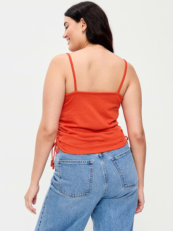Camisole froncée sur les côtés
