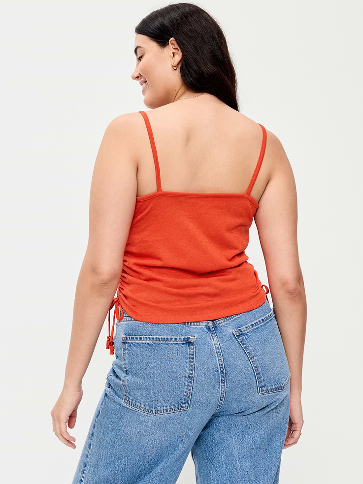 Image number 7 showing, Shirred Side Cami Tank Top