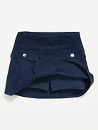 Image number 5 showing, School Uniform Front-Pleated Twill Skort for Girls
