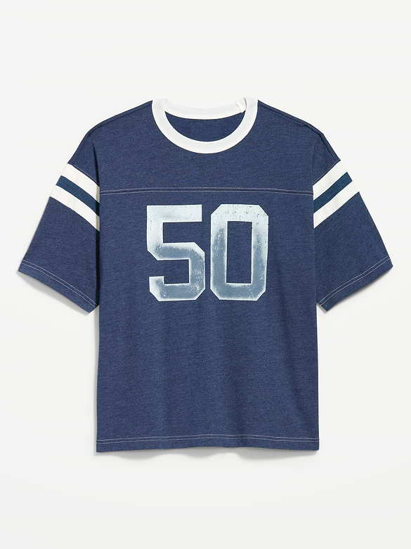 T-shirt épais de style football à manches courtes
