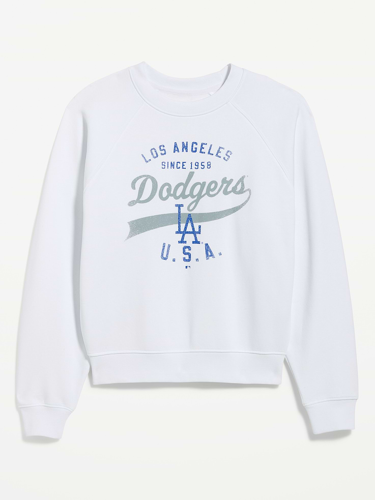 Image number 2 showing, Los Angeles Dodgers Raglan Sweatshirt for Women