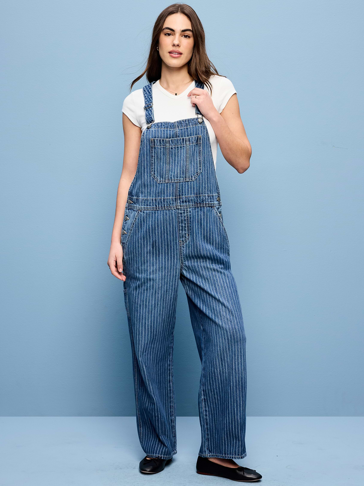 Baggy Wide-Leg Overalls by Old Navy