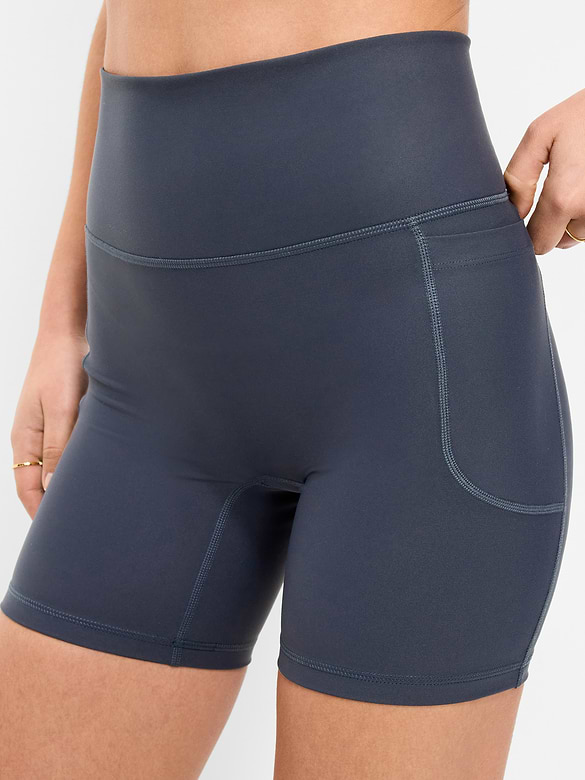 Cuissard à poche à taille très haute PowerSoft sans limites, entrejambe de 15 cm et sans coutures avant