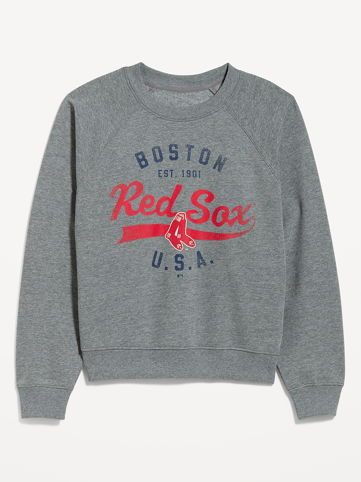 Image number 1 showing, Boston Red Sox Raglan Sweatshirt for Women