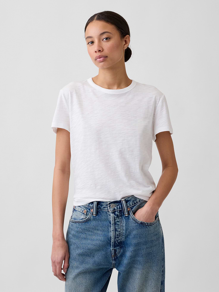 Image number 1 showing, ForeverSoft Relaxed Crewneck T-Shirt