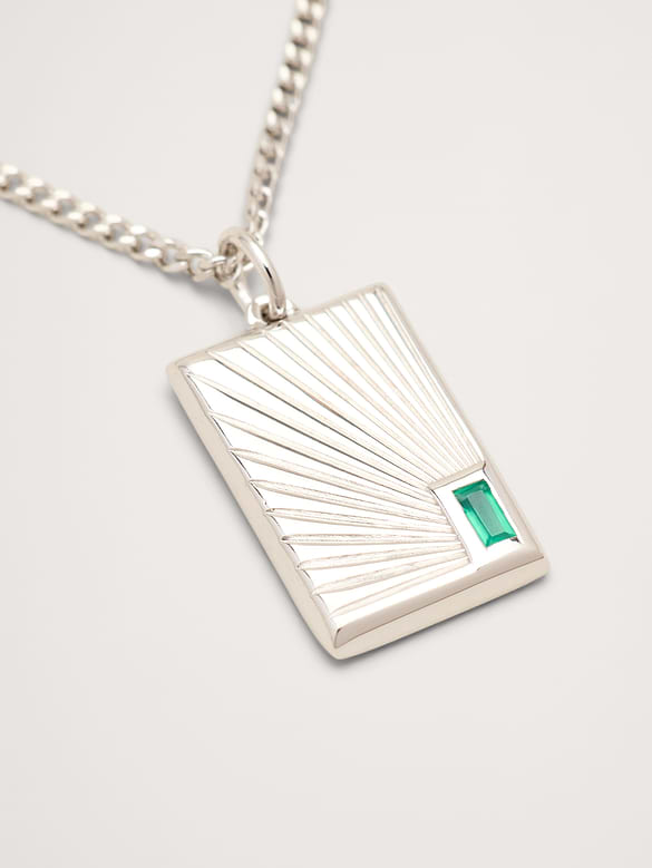 Luma Agate Pendant Necklace by Miansai
