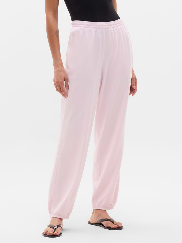 Image number 1 showing, Airy Cotton Terry Jogger