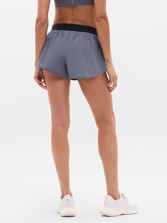 Speedwork Mid Rise Elastic Waistband Short