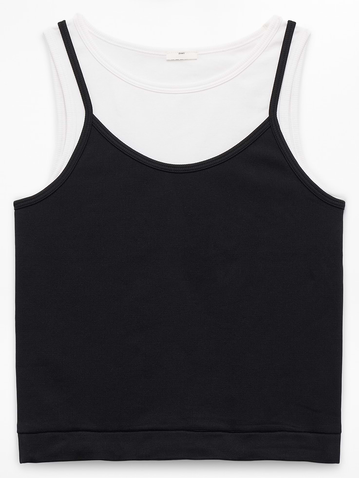 Image number 5 showing, Athleta Girl Rise Above Rib Double Up Tank