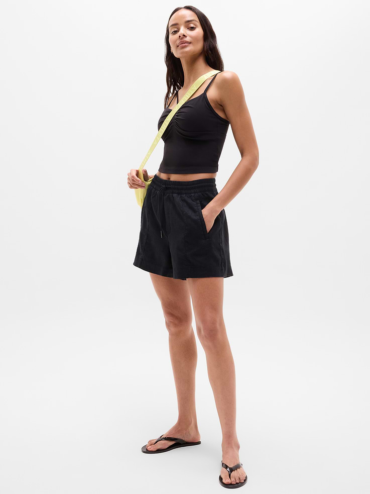 Image number 2 showing, Retreat Linen Mid Rise 4" Short