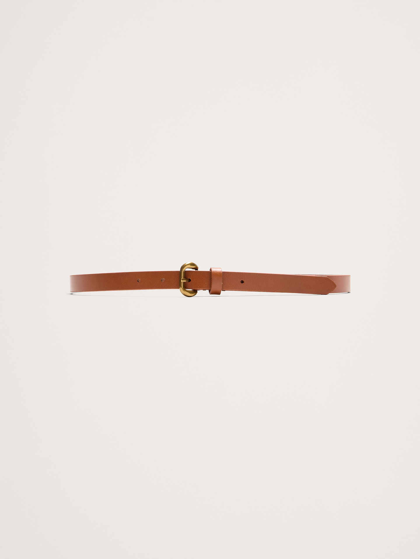 L'image numéro 1 présente Ceinture fine en cuir