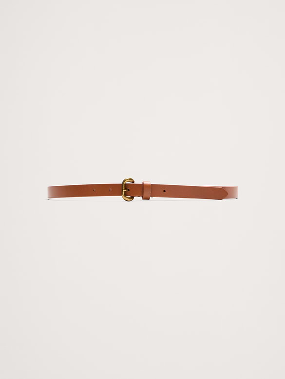 Ceinture fine en cuir