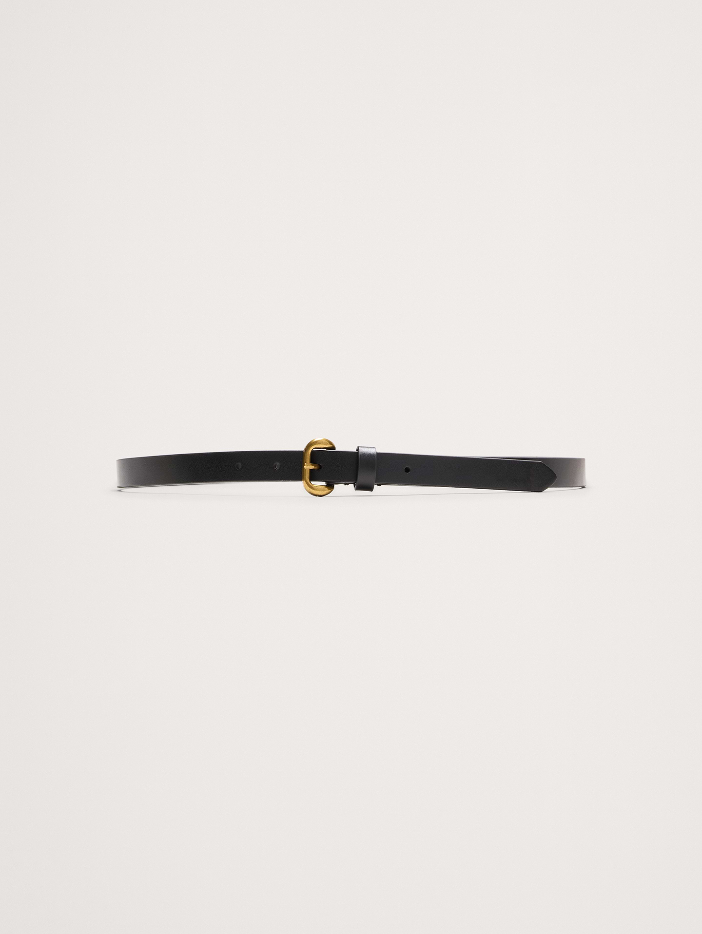 L'image numéro 1 présente Ceinture fine en cuir