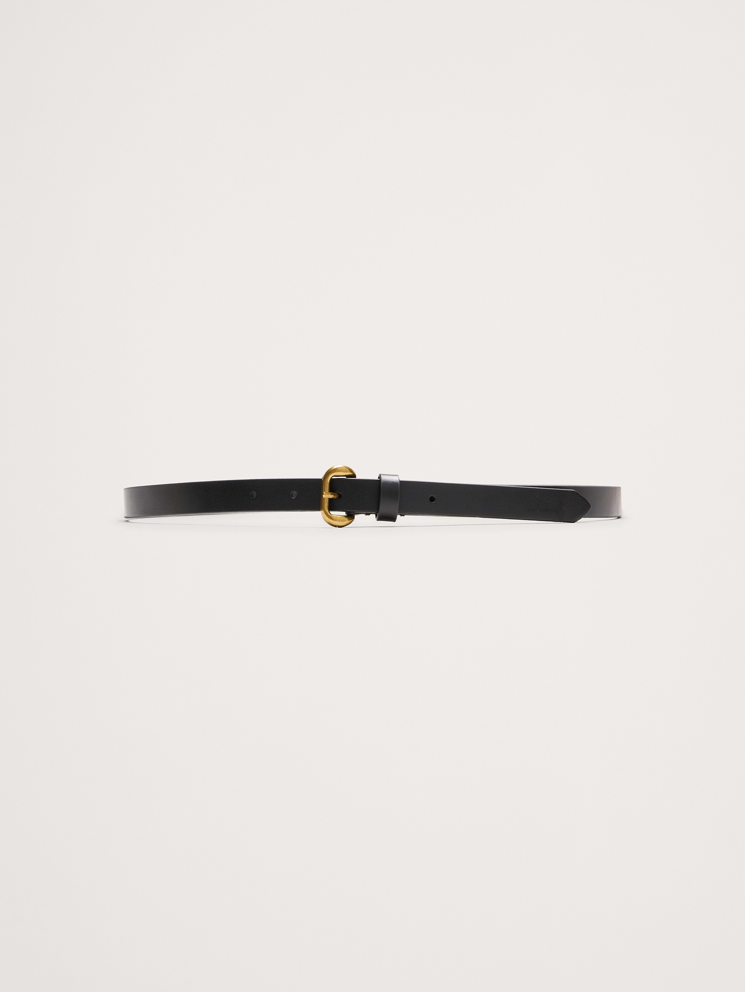 Banana Republic Slim Leather Belt INTERNATIONAL SHIPPING