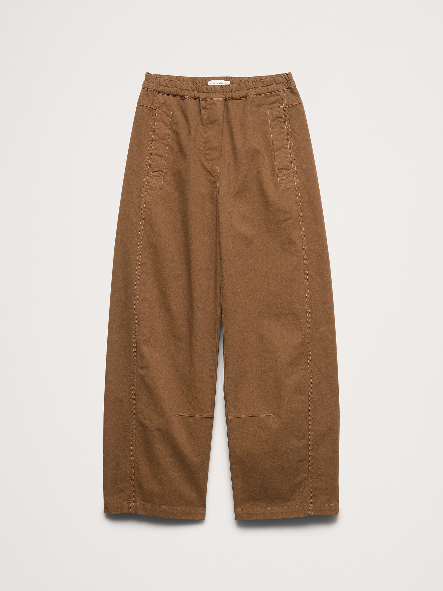 L'image numéro 5 présente Pantalon de peintre décontracté à taille mi-basse extensible
