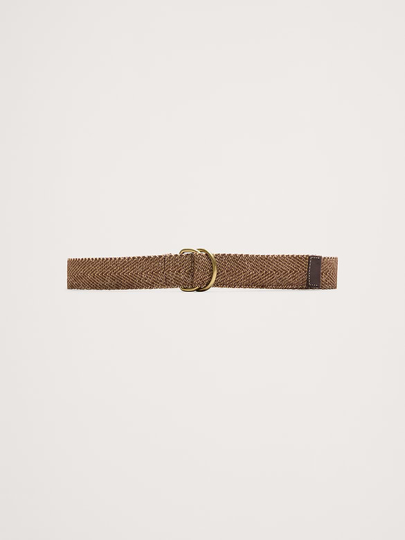 Ceinture à chevrons à anneaux