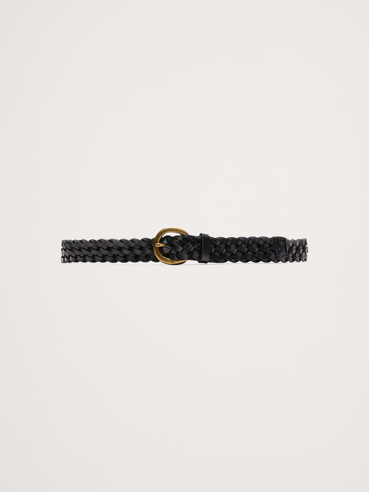 L'image numéro 1 présente Ceinture en cuir tressé