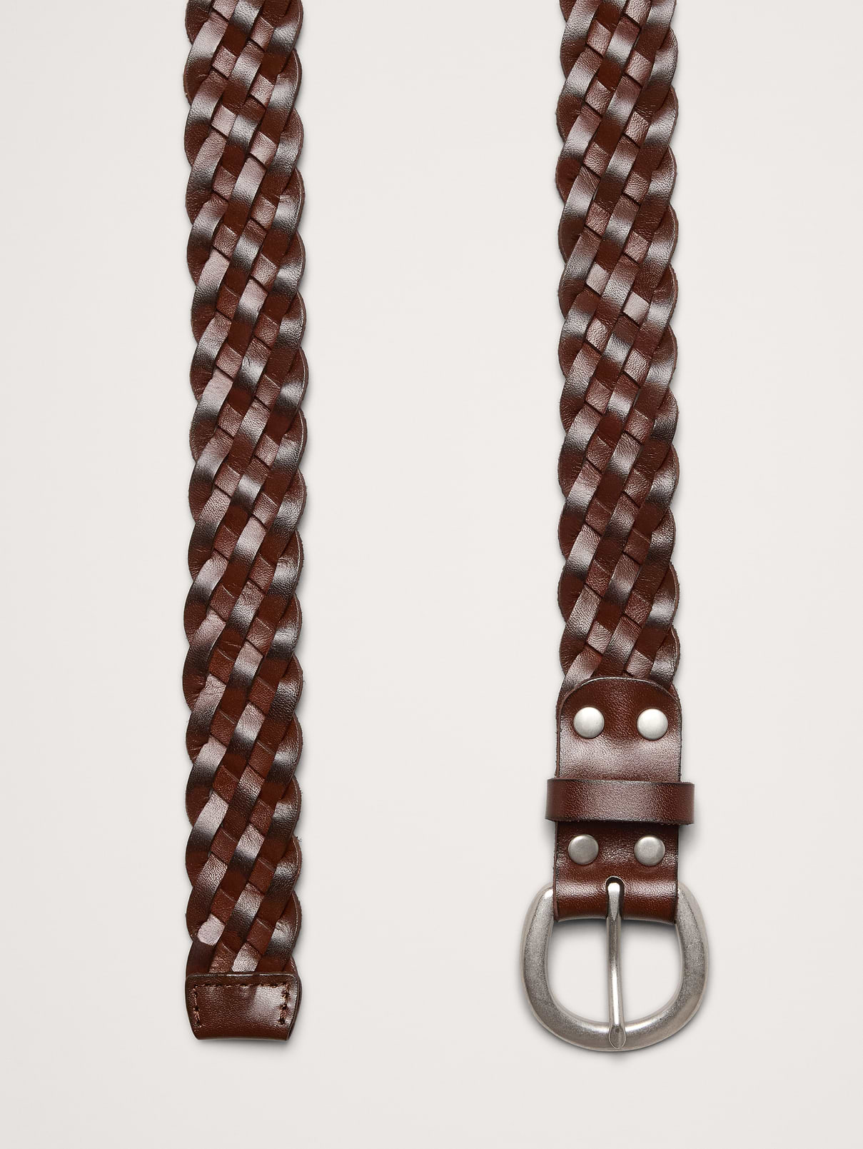 L'image numéro 3 présente Ceinture en cuir tressé