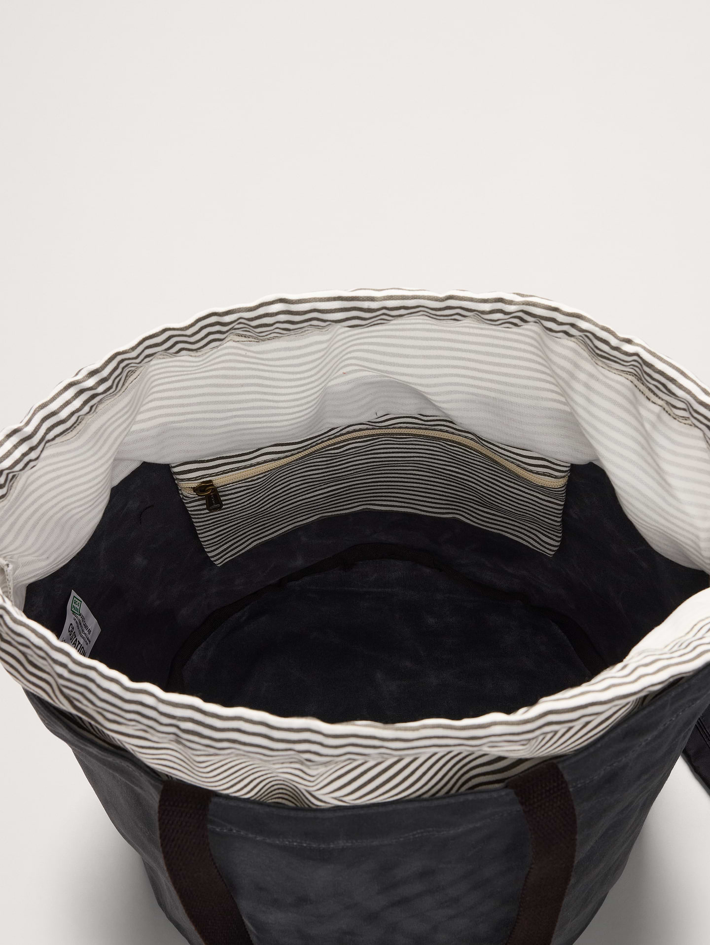 Image number 6 showing, Waxed Drawstring Market Tote by CB Station