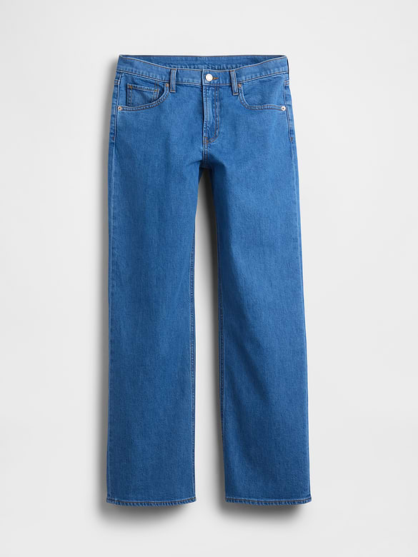 Low Rise '90s Loose Jeans