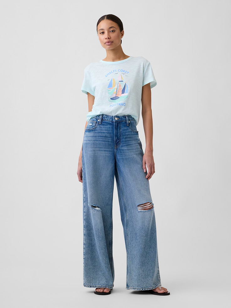 Image number 3 showing, ForeverSoft Relaxed Crewneck T-Shirt
