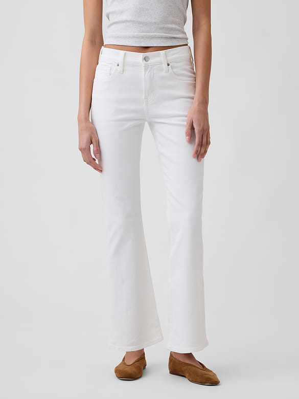 Mid Rise Boot Jeans
