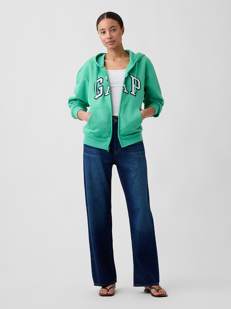 Image number 3 showing, Relaxed Gap Logo Zip Hoodie