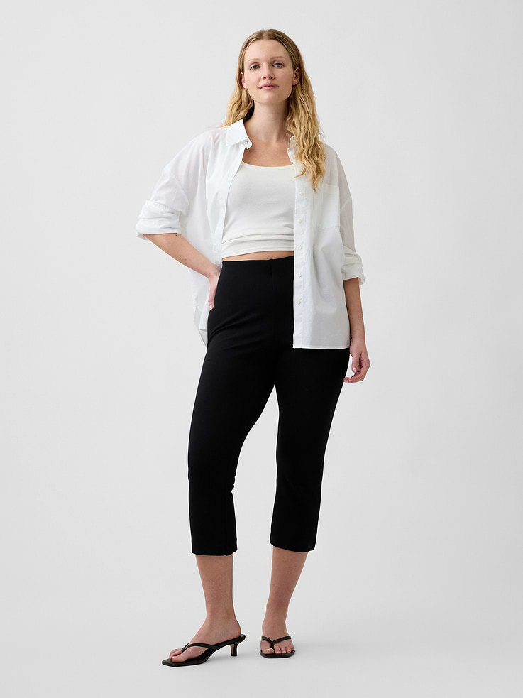 Image number 5 showing, High Rise Ponte Capris