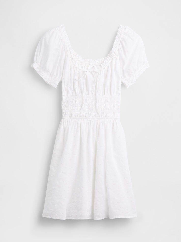 Image number 5 showing, Smocked-Waist Mini Dress