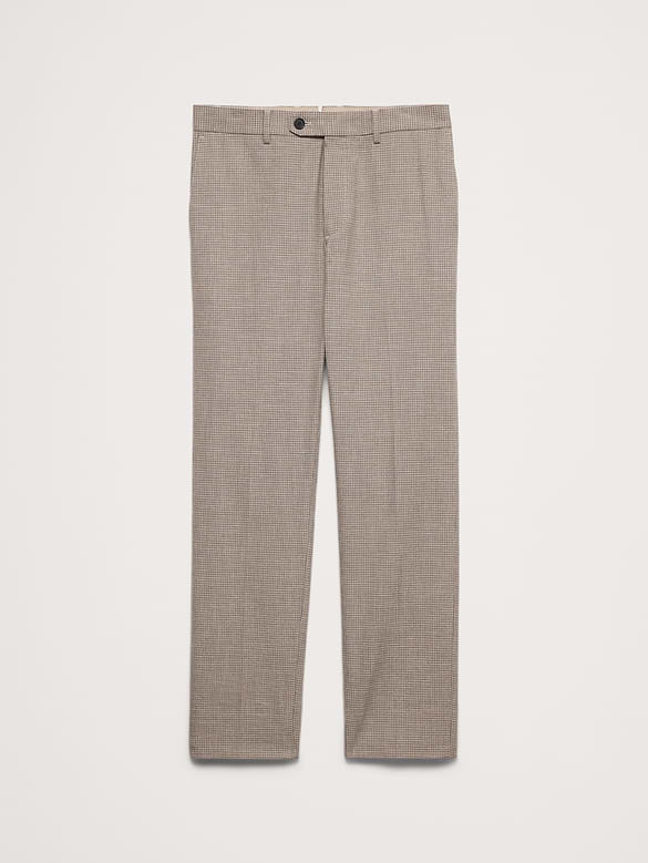 Pantalon habillé infroissable à coupe étroite