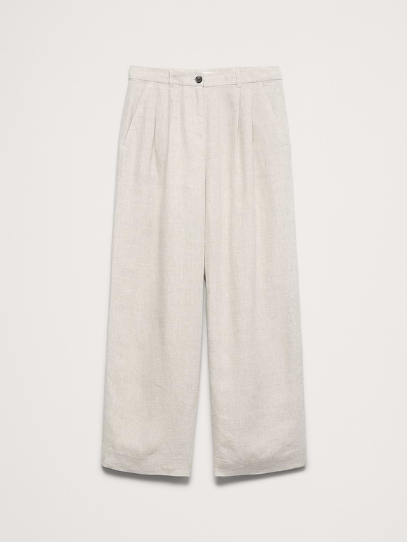 The Soho Wide-Leg Pant in Linen