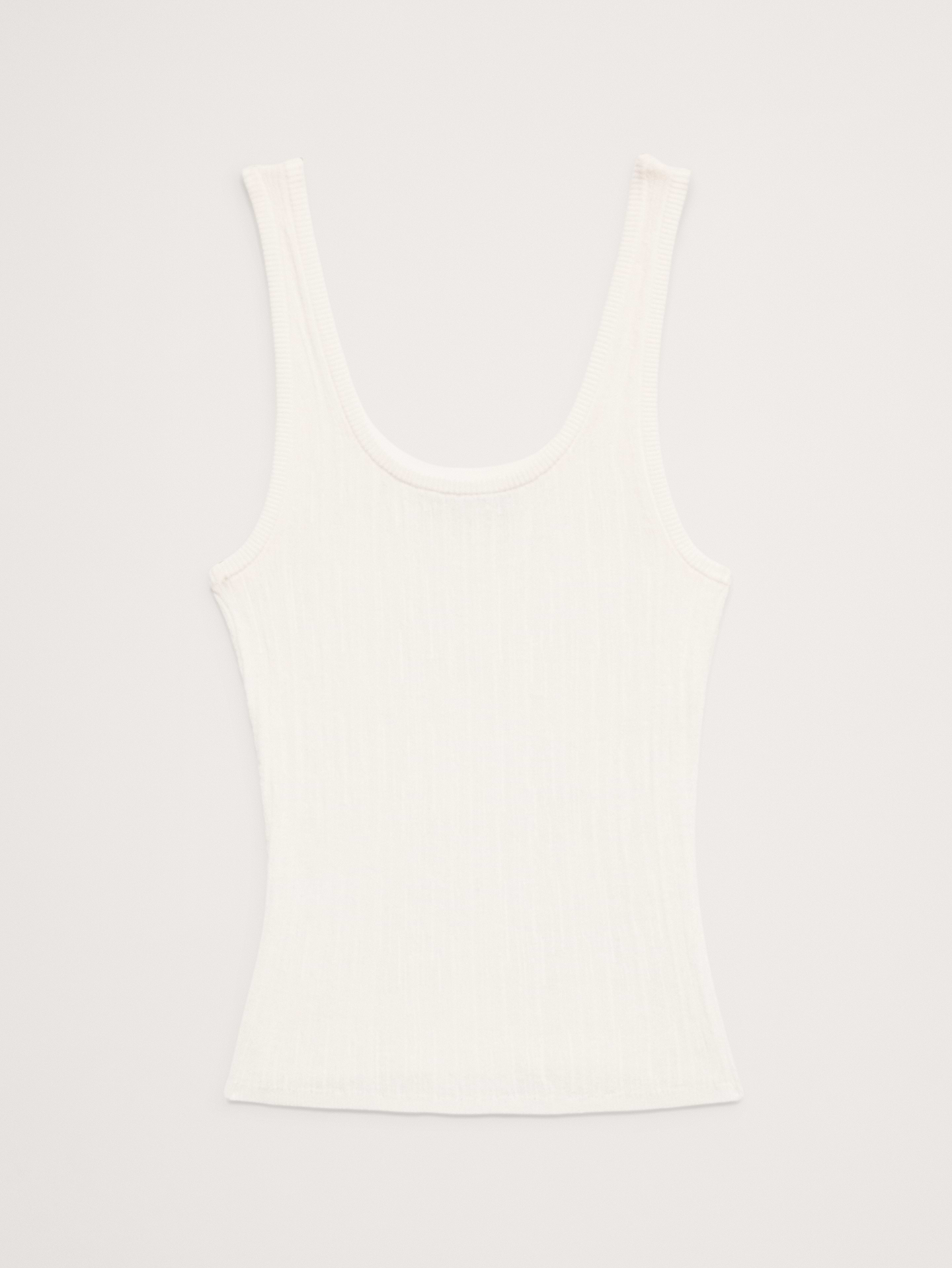 L'image numéro 4 présente Camisole en tricot froissé