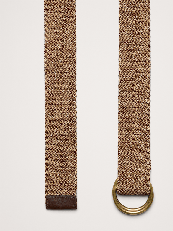 Ceinture à chevrons à anneaux