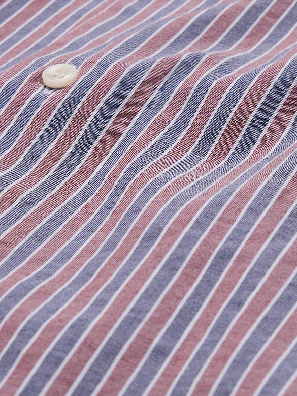 Slim-Fit Linen-Cotton Dress Shirt