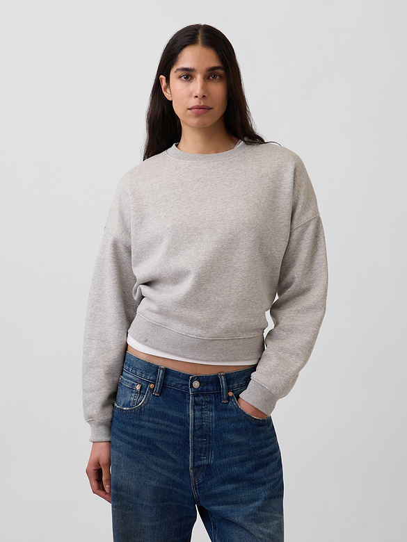 VintageSoft Wedge Crew Sweatshirt