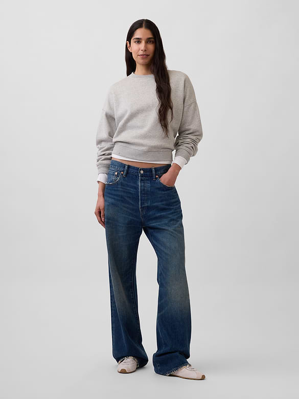 VintageSoft Wedge Crew Sweatshirt