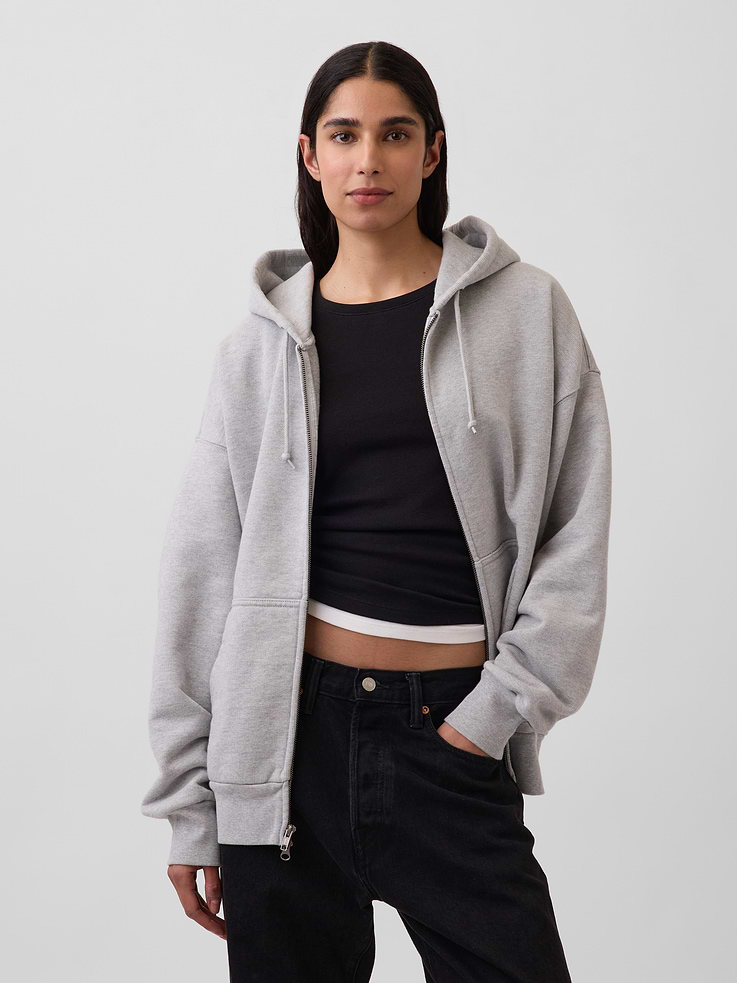 Image 5 of 8, Adult Extra Heavyweight French Terry Zip Hoodie