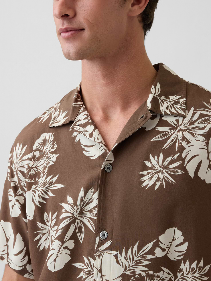 Image number 4 showing, Relaxed Camp Collar Shirt
