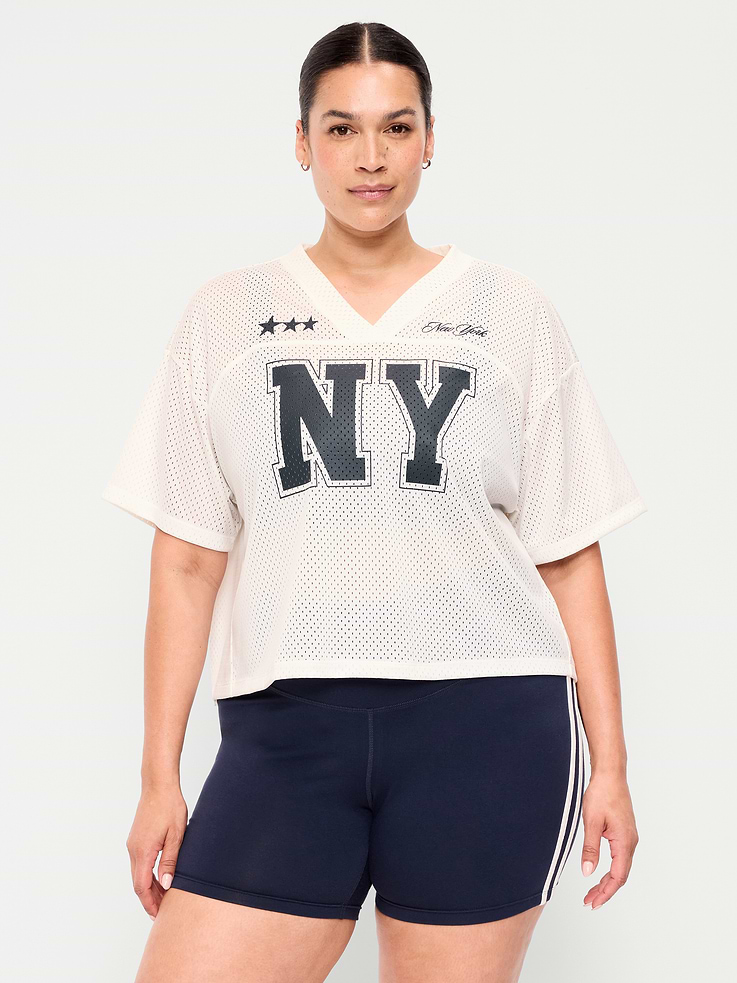Image number 7 showing, Mesh Jersey Football Top