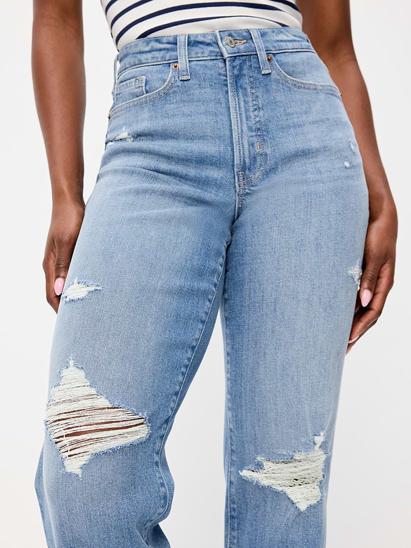 Curvy High-Waisted OG Loose Straight-Leg Jeans