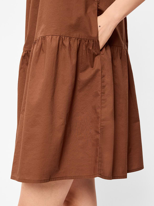 Drop-Waist Swing Mini Dress