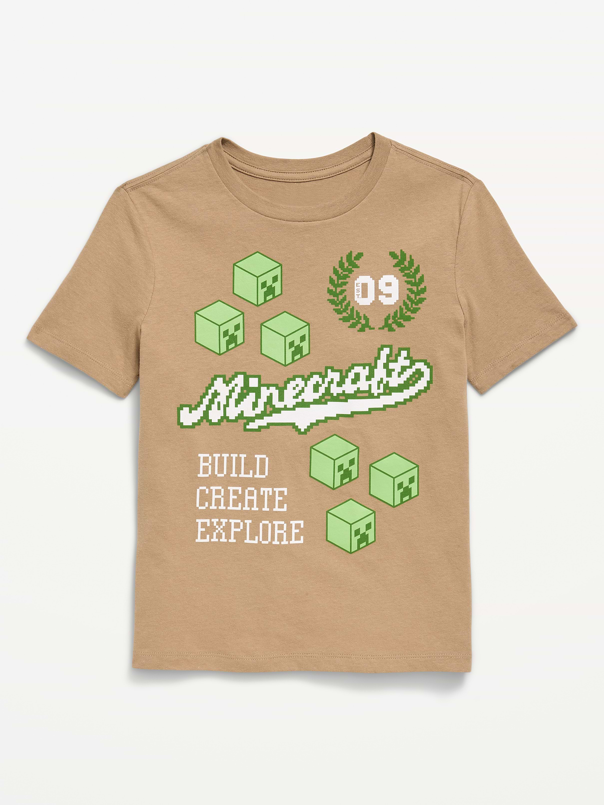 Image number 1 showing, Minecraft™ Gender-Neutral Graphic T-Shirt for Kids