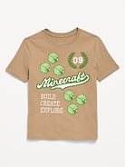 Image number 1 showing, Minecraft™ Gender-Neutral Graphic T-Shirt for Kids