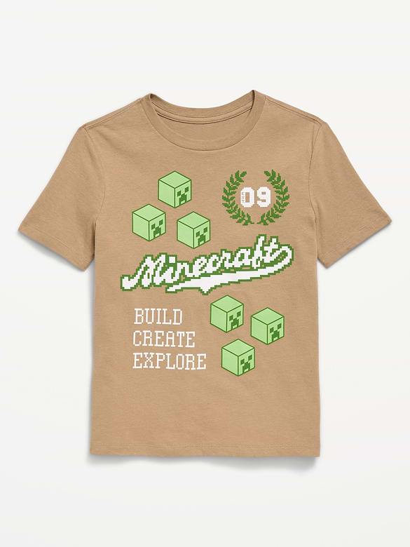 Minecraft™ Gender-Neutral Graphic T-Shirt for Kids