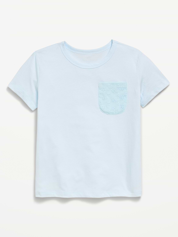 Softest Short-Sleeve Pocket T-Shirt for Girls