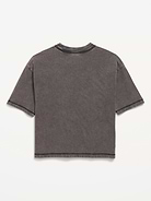 Image number 3 showing, Oversized Short-Sleeve Boxy T-Shirt for Boys