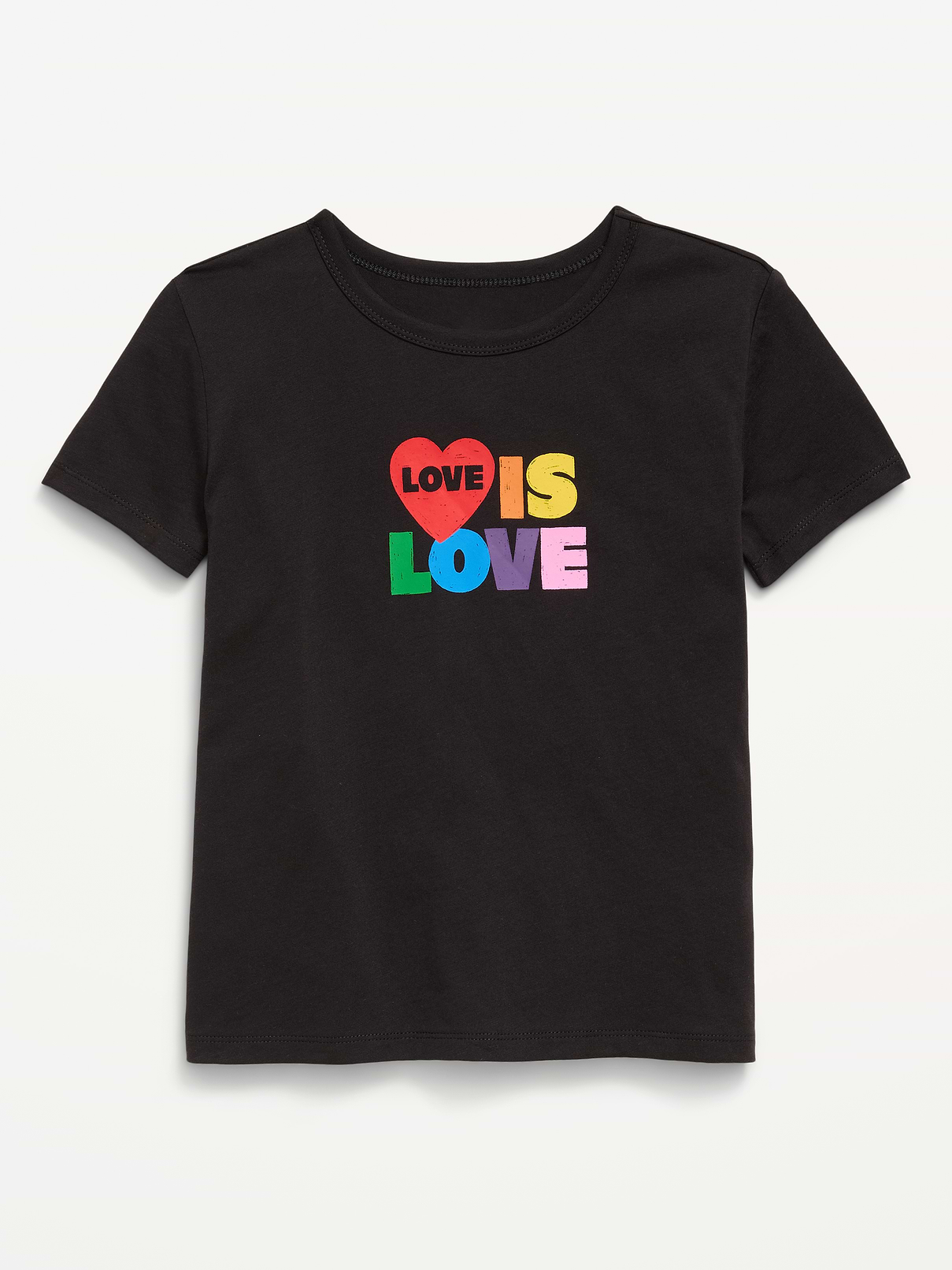 Image number 1 showing, Short-Sleeve Graphic T-Shirt for Girls