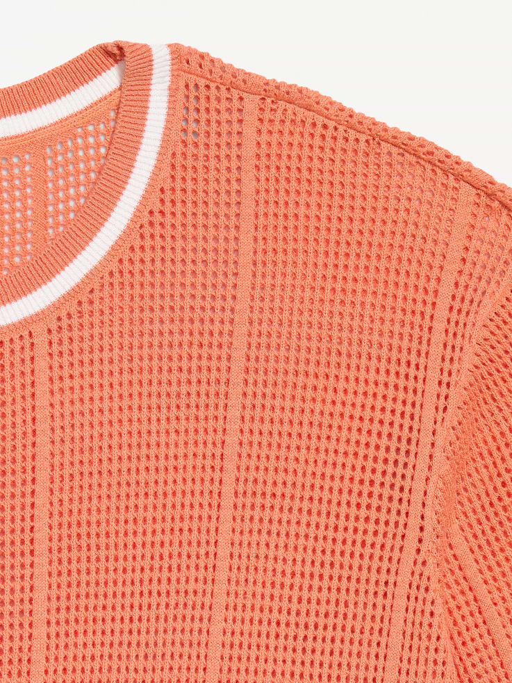 Image number 5 showing, Relaxed Mesh-Knit T-Shirt